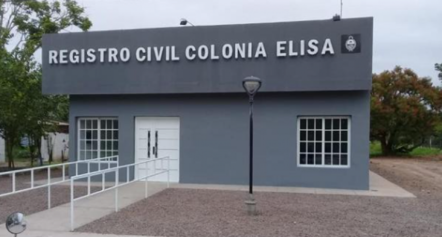 Etapa final de las obras en los registros civiles de Colonia Elisa, Puerto Tirol y Vilelas
