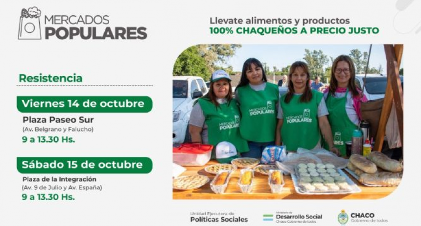 El fin de semana vuelven los mercados populares con opciones por el Día de la Madre