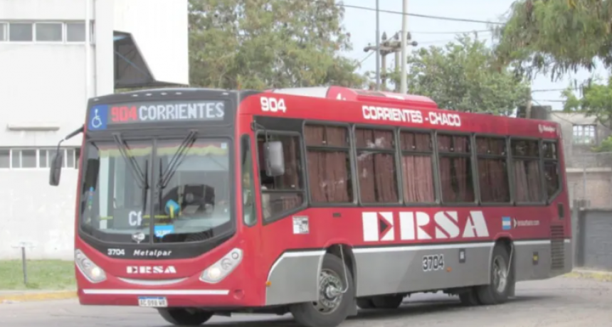 Sin colectivos Chaco Corrientes por 48 horas: las unidades no pueden entrar a la vecina provincia por el paro nacional