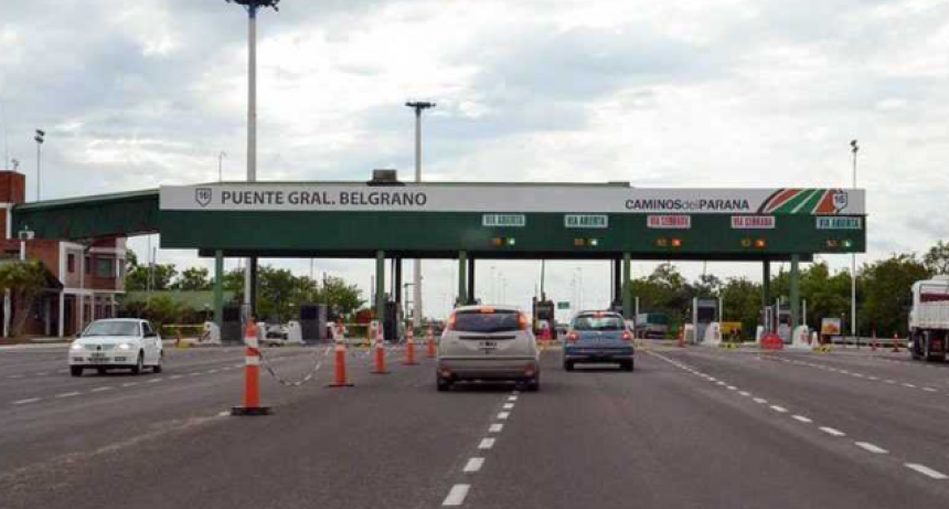 Desde el sábado comienza a regir la tarifa de $100 en el peaje del puente General Belgrano y Makallé