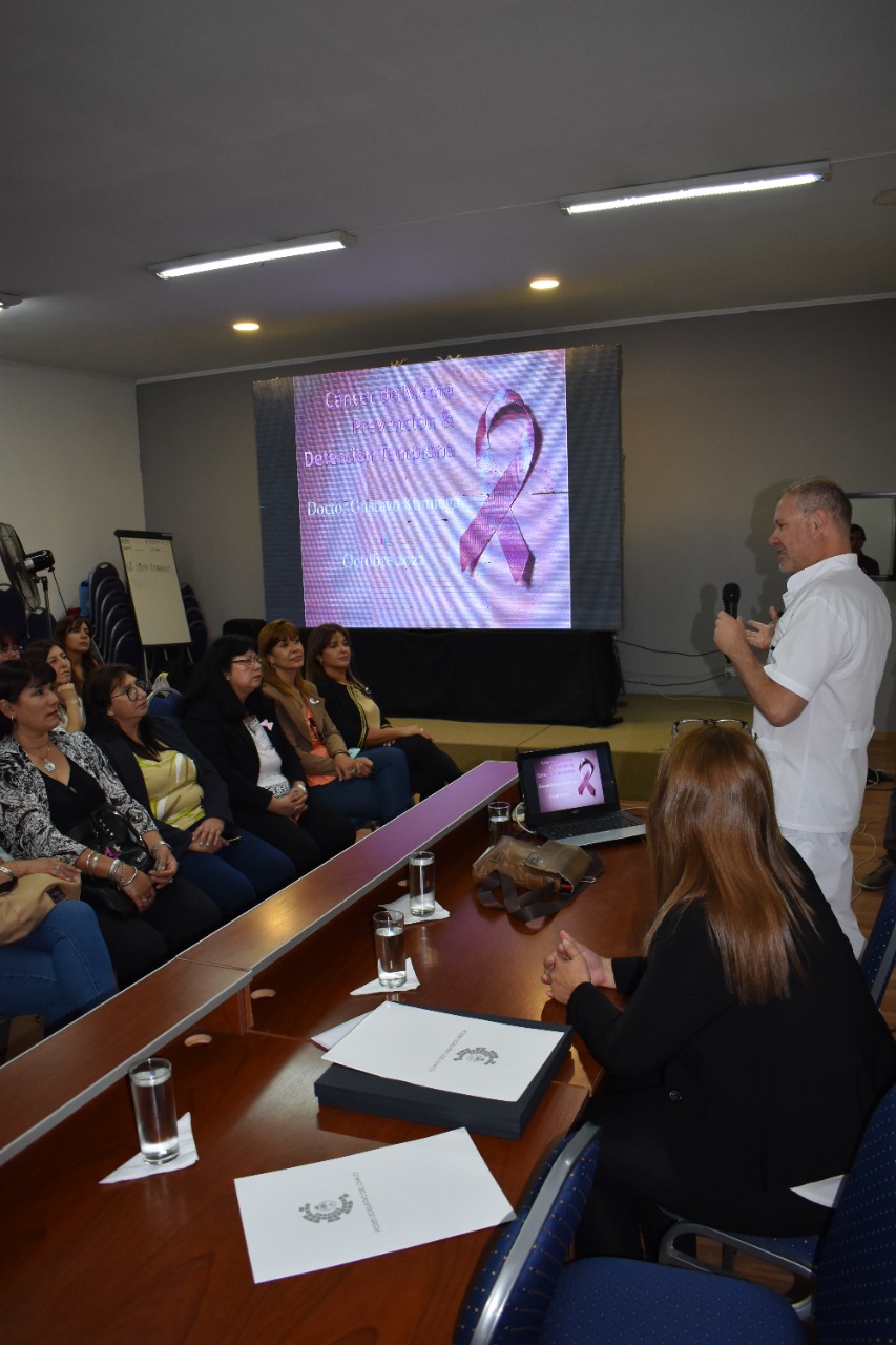 Octubre Rosa: empleadas legislativas participaron de la charla de concientización sobre el cáncer de mama