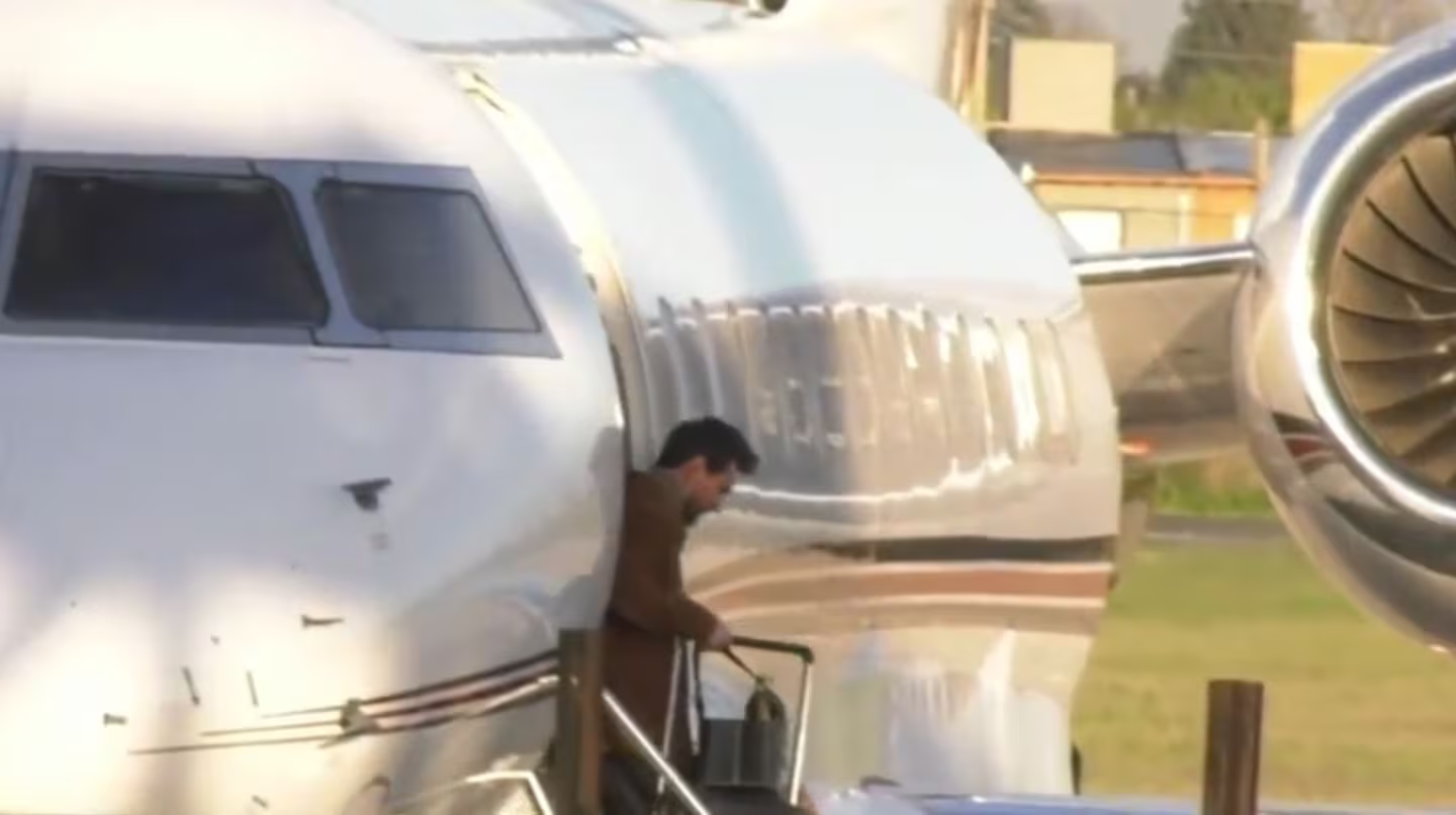 Lionel Messi llegó a la Argentina para su partido despedida de la Selección