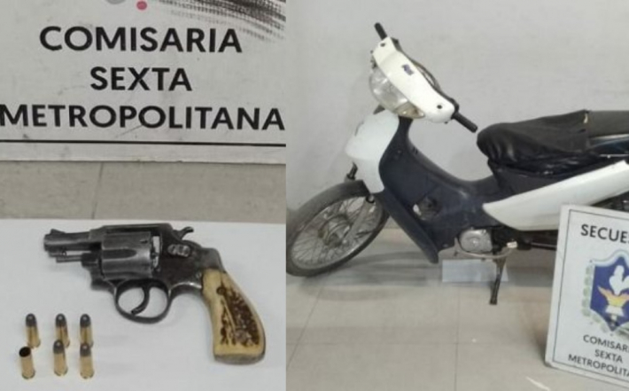 Manejaba alcoholizado, con una 38 cargada y sin documentaciones