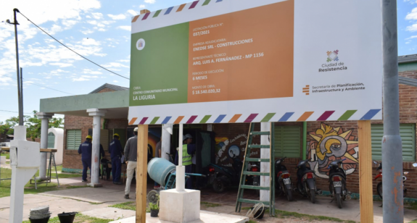 El Municipio de Resistencia inició las obras de refacción integral del décimo Centro Comunitario