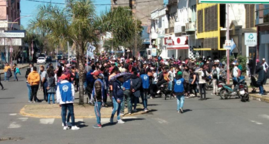 El centro de Resistencia otra vez jaqueado por las manifestaciones