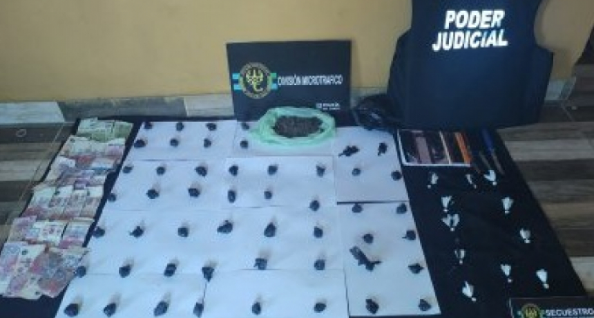 Tres detenidos en allanamientos por venta de droga en Resistencia y Sáenz Peña