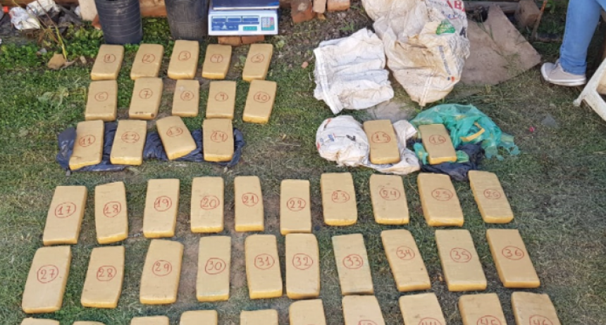 Secuestraron marihuana valuada en más de $9 millones en dos allanamientos en el sur de Resistencia