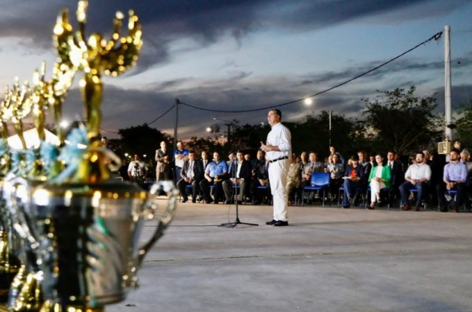 Jorge Capitanich inauguró las Olimpíadas Policiales y valoró “la confraternidad a través del deporte”