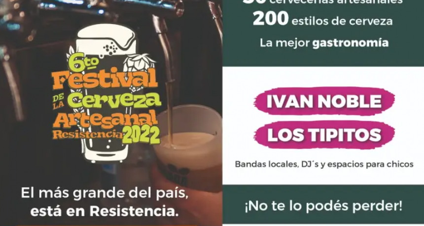 Este sábado empieza el festival gratuito de cerveza artesanal: habrá más de 200 estilos de cerveza y cantarán Los Tipitos