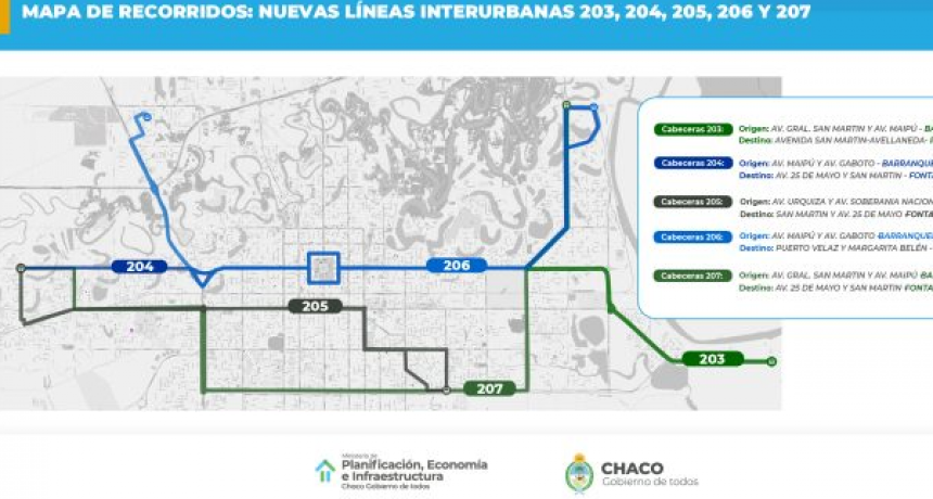 Transporte público: se crearán cinco nuevas líneas para ampliar el área de cobertura en el Gran Resistencia