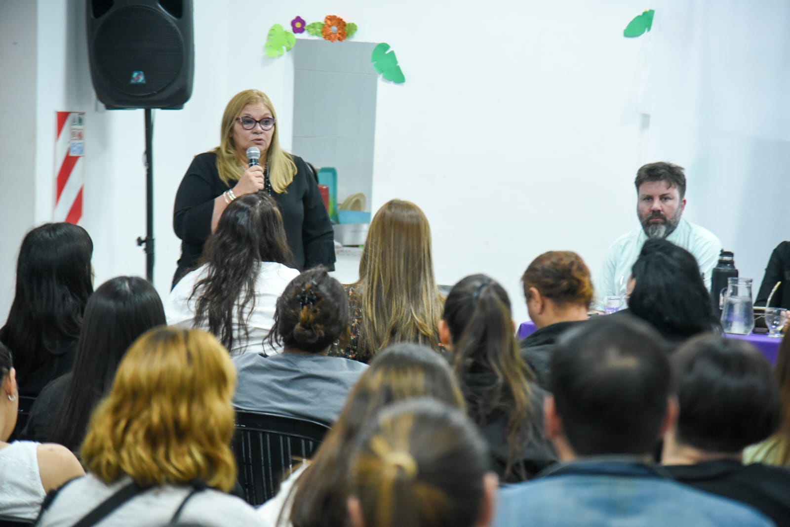 Delgado participó del tercer encuentro del curso “Acompañantes Comunitarias contra las Violencias” 