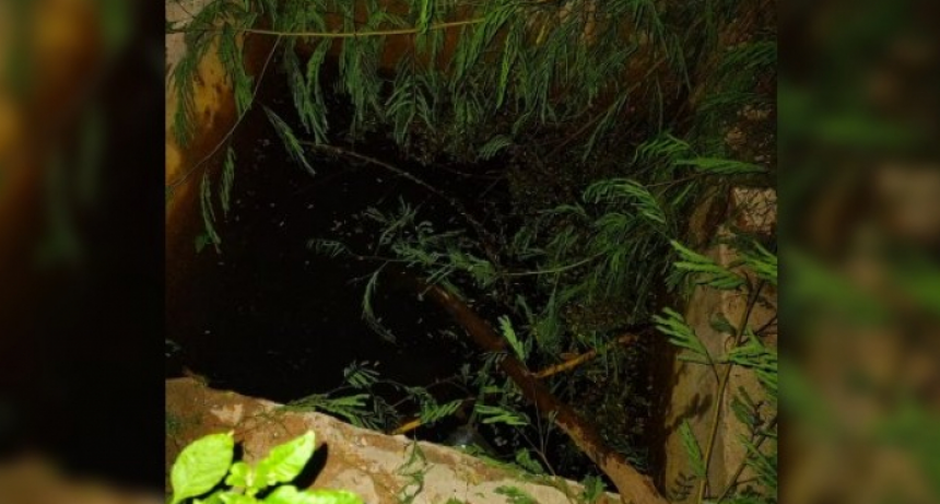 Rescataron a un hombre de 60 años que se cayó a un pozo