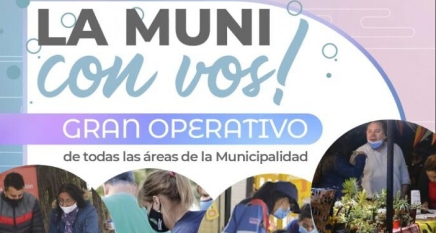 Este jueves se realizará el último operativo de “La Muni ¡con vos!”, en el Paseo Urbano Sur