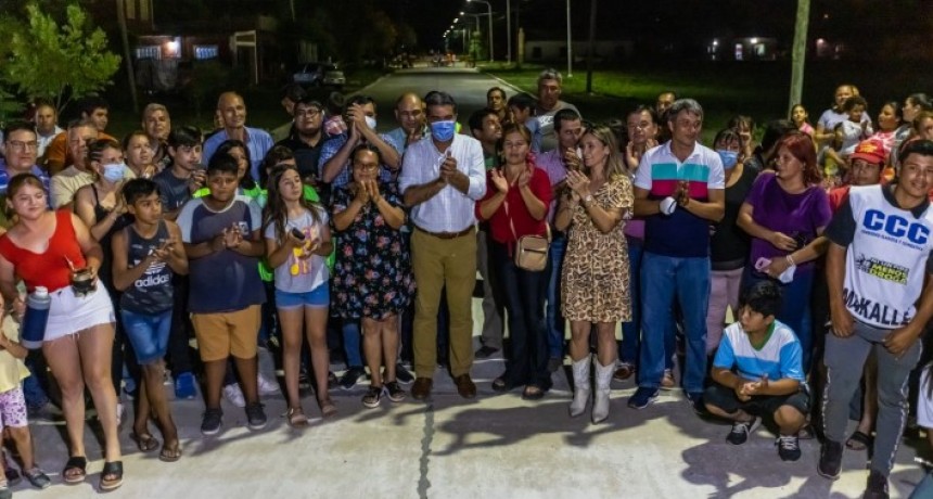 Se inauguró nuevas cuadras de pavimento en Makallé