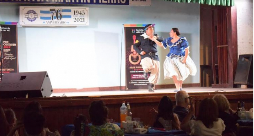 Se realizó la Gala de Presentación de los ganadores del Pre-Cosquín sede Resistencia en la Peña Martín Fierro