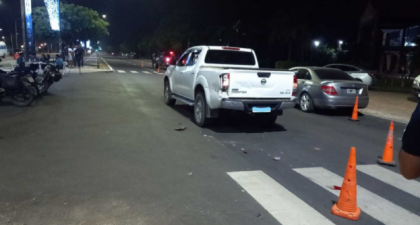 Resistencia: conductor chocó contra una camioneta para esquivar un control de alcoholemia